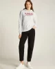Tommy Hilfiger Kadın Logolu Örme Kapüşonlu Sweatshirt