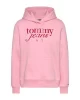 Tommy Jeans Kadın  Örme Logolu Pembe Sweatshirt