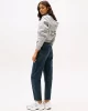 Tommy Hilfiger Kadın Ultra Yüksek Bel Koyu Mavi Mom Jean