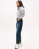 Tommy Hilfiger Kadın Ultra Yüksek Bel Koyu Mavi Mom Jean