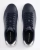 Tommy Hilfiger Erkek Lacivert Pebble Grain Court Sneaker