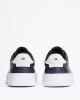Tommy Hilfiger Erkek Lacivert Pebble Grain Court Sneaker