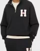 Tommy Jeans Erkek Siyah Fermuarlı Sweatshırt