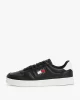 Tommy Hilfiger Erkek Siyah Greenwich Essential Deri  Sneaker