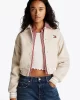 Tommy Hilfiger Kadın Bej Varsity Bomber Ceket
