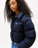 Tommy Hilfiger Kadın Lacivert Şişme Mont