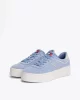 Tommy Hilfiger Kadın Mavi Greenwich Süet Spor Sneaker