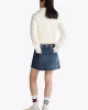 Tommy Hilfiger Kadın Mavi Kot Mini Etek