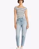 Tommy Jeans Kadın Tekne Yaka  T-Shirt