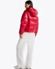 Tommy Jeans  Kadın  Kırmızı Puffer Mont