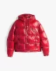 Tommy Jeans  Kadın  Kırmızı Puffer Mont