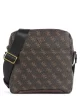Guess Torıno Top Zıp Crossbody Flat Erkek Kahverengi Omuz Çantası HMTOLOP4258-BNH