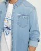 Guess Truckee L/S Shırt Erkek Mavi Gömlek M4GH02D3PF5-M3D1