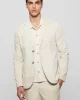 Guess Tyron Blazer Erkek Krem Ceket M4YN09WG9Y0-F1ST