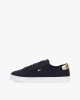 Tommy Hilfiger Kadın Lacivert Kanvas Sneaker
