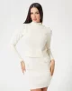 Guess Zylee Ls Mock Neck Swtr Kadın Beyaz Kazak W4BR39Z2WX0-G012