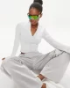 Calvin Klein Kadın Beyaz  Crop Ceket
