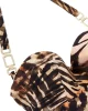 Guess Kadın Çok Renkli Bandeau Tek Parça Mayo