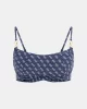 Guess Kadın Mavi Balenli Bralette Bikini Üst