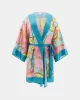 Guess Kadın Lila Kemerli Kimono