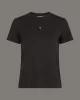 CK Jeans Kadın Woven Label Regular Siyah T-shirt J20J225243-BEH