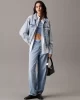CK Jeans Kadın Denim Bralette Top J20J225515-1AA