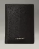 Calvin Klein Kadın  Erkek Siyah Ck Monogram Logolu Cüzdan