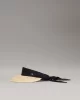 CK LINEN HEADBAND STRAW VISOR