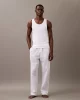 Calvin Klein Erkek Beyaz 3lü Paket Lounge Tank Atlet  LV00NB4184-100
