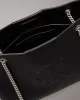 SCULPTED CHAIN SHOULDER BAG