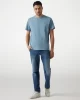 Guess Erkek Mavi Patch Detaylı Tişört