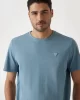 Guess Erkek Mavi Patch Detaylı Tişört