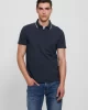 Guess Erkek Mavi Quattro G Şeritli Polo Tişört