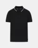 Guess Erkek Siyah Quattro G Şeritli Polo Tişört