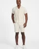 Guess Baron Textured Knıt Shorts Erkek Beyaz Şort M5GD41KCRY0-G047