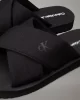 Calvin Klein Erkek Siyah  Ck Logolu Terlik