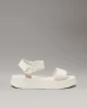 Calvin Klein Kadın  Bej  Tuval Platform Sandalet