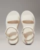Calvin Klein Kadın  Bej  Tuval Platform Sandalet
