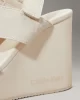 Calvin Klein Kadı   Bej   Kalın Topuklu  Sandalet