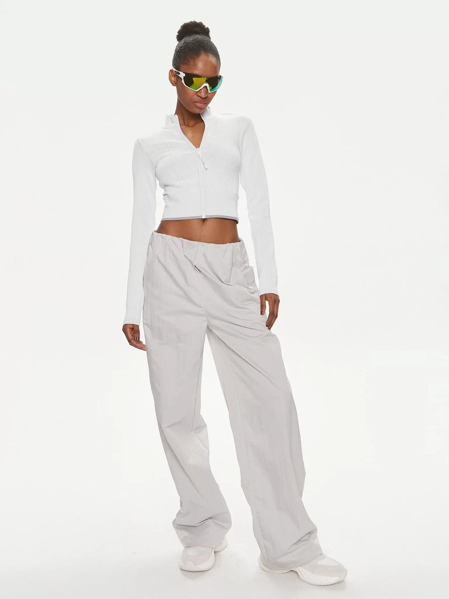 Calvin Klein Kadın Beyaz  Crop Ceket