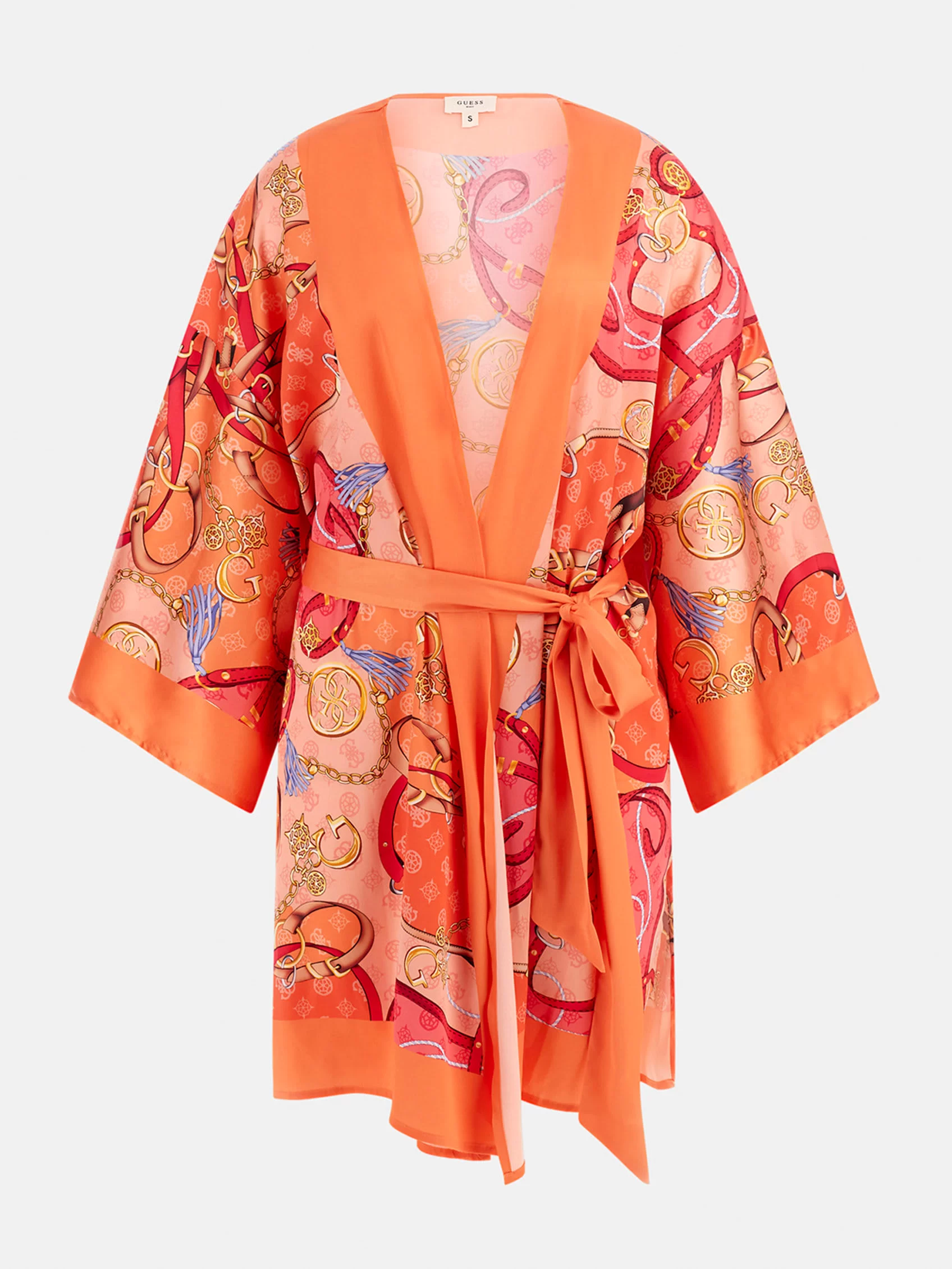 Guess Kadın Mercan Kemerli Kimono