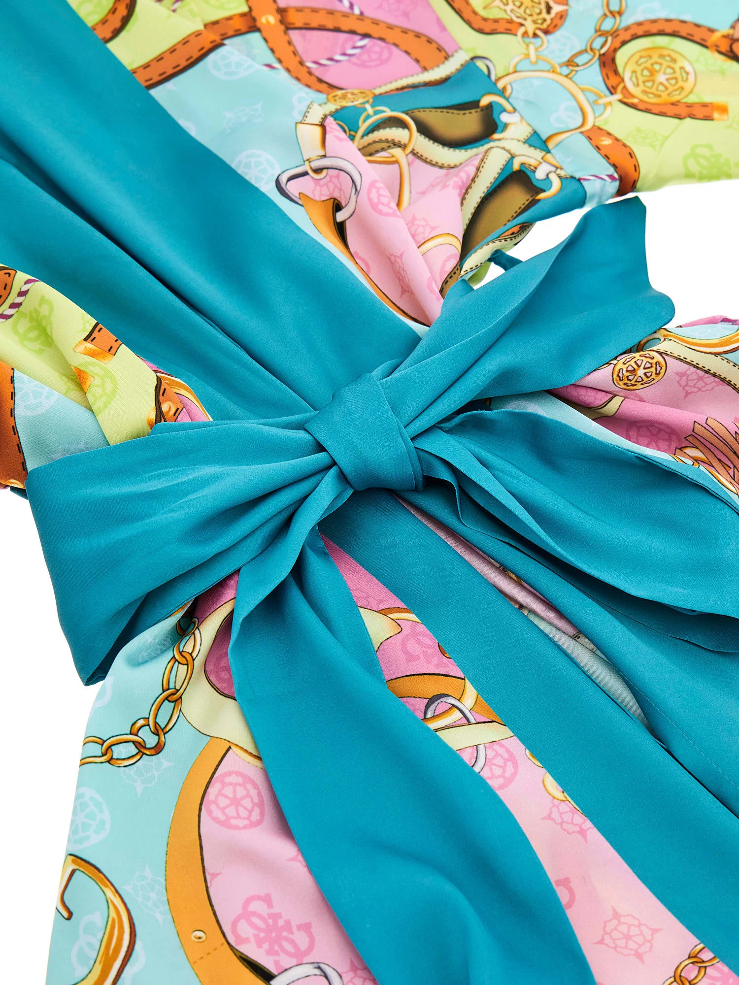 Guess Kadın Lila Kemerli Kimono