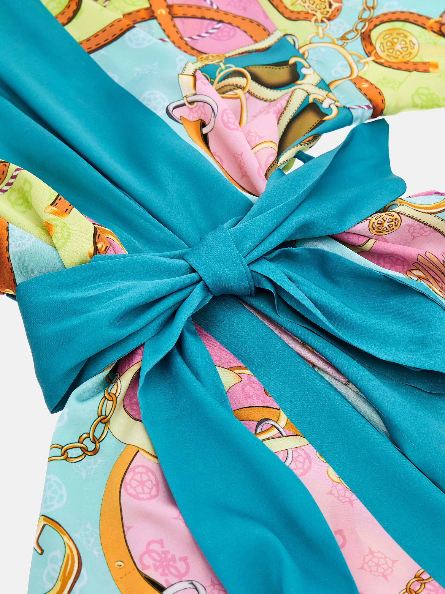 Guess Kadın Lila Kemerli Kimono