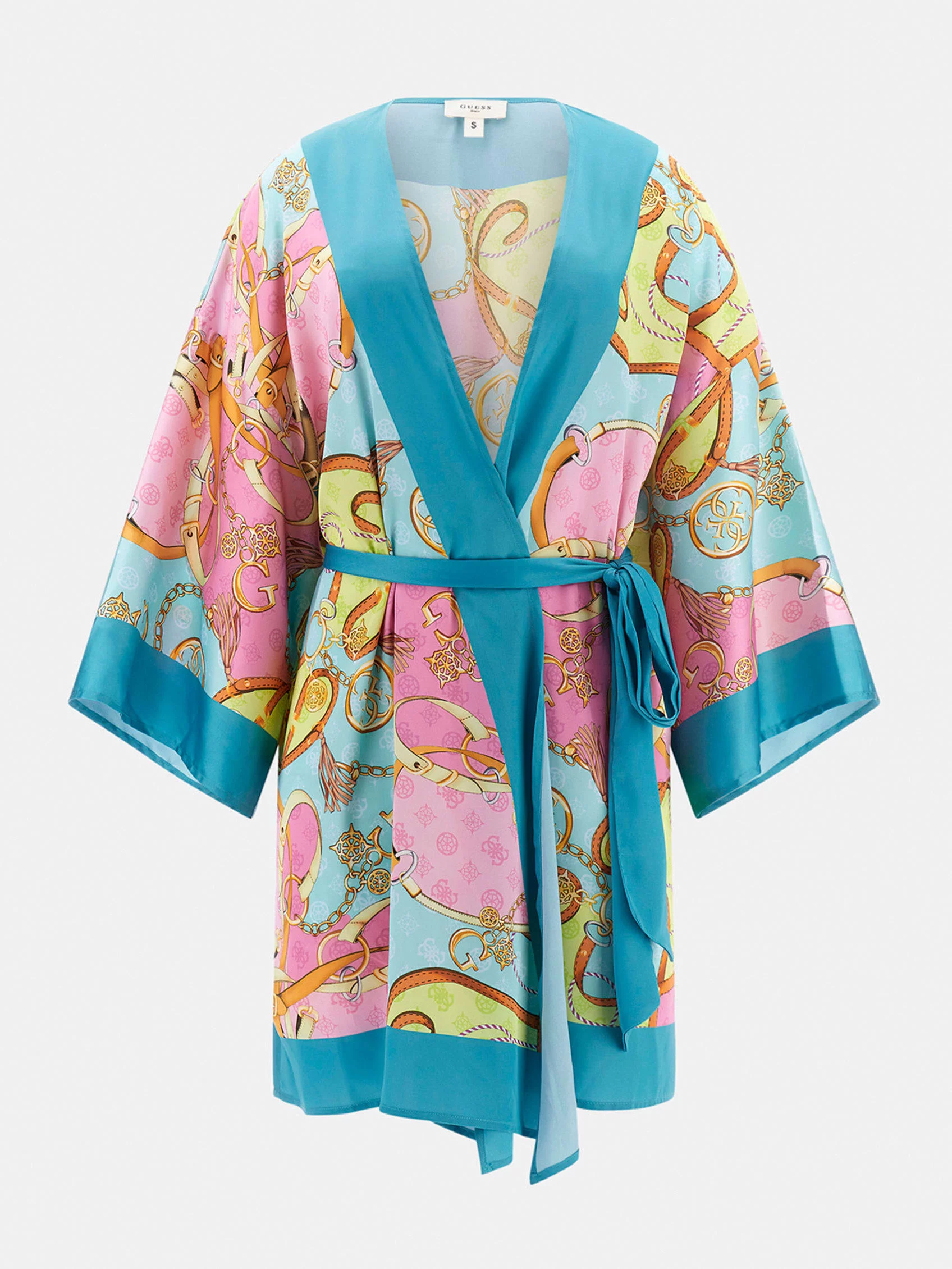 Guess Kadın Lila Kemerli Kimono