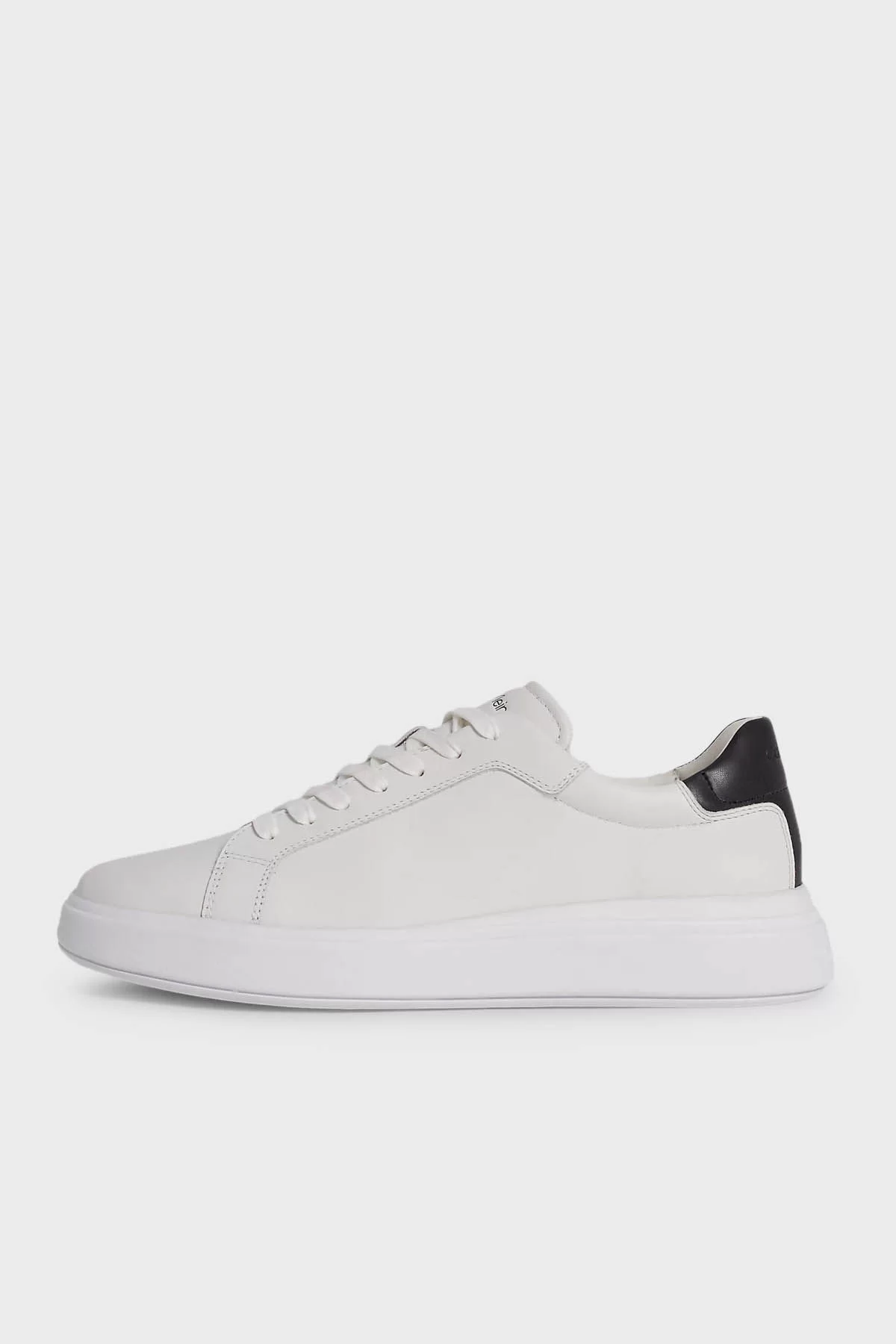 Calvin Klein Erkek   Beyaz Logolu Sneaker