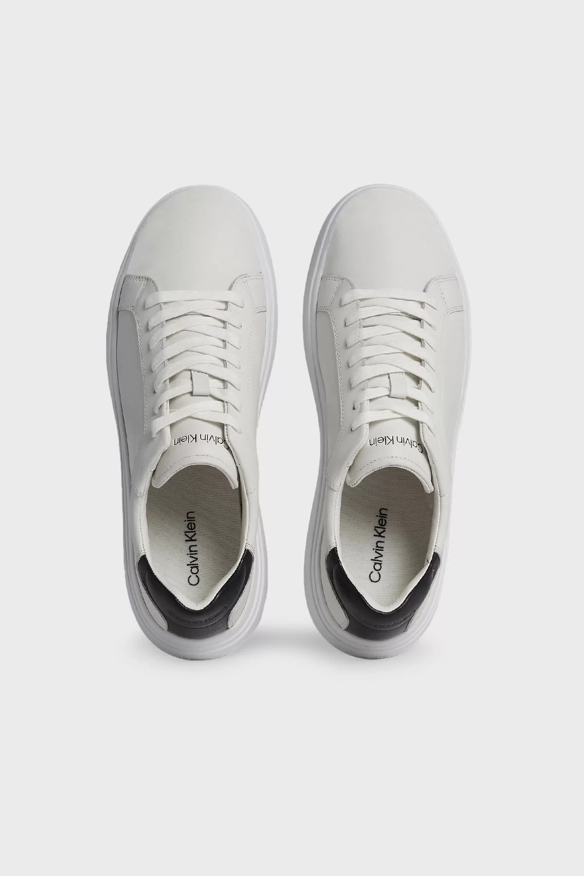 Calvin Klein Erkek   Beyaz Logolu Sneaker