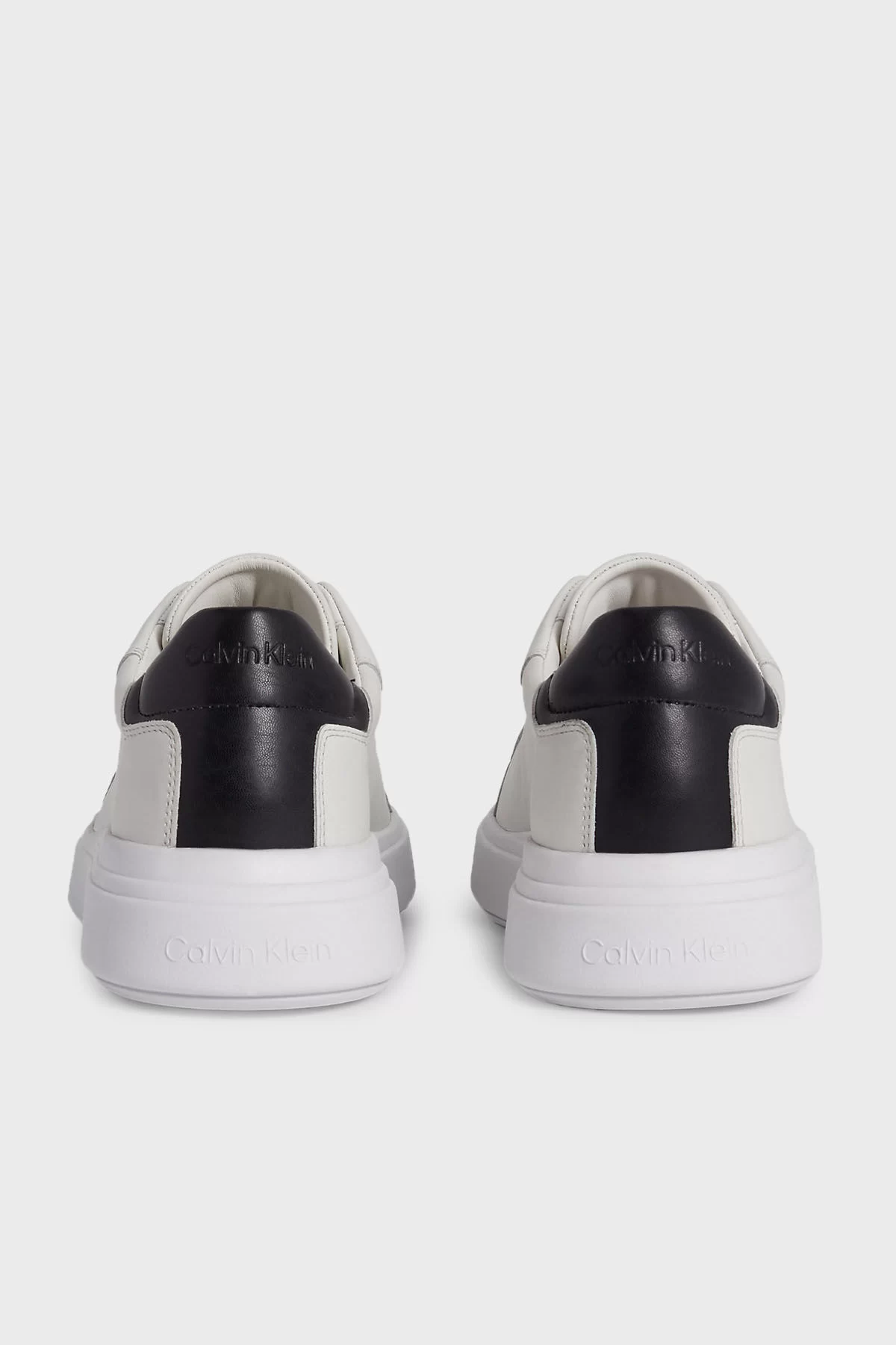 Calvin Klein Erkek   Beyaz Logolu Sneaker