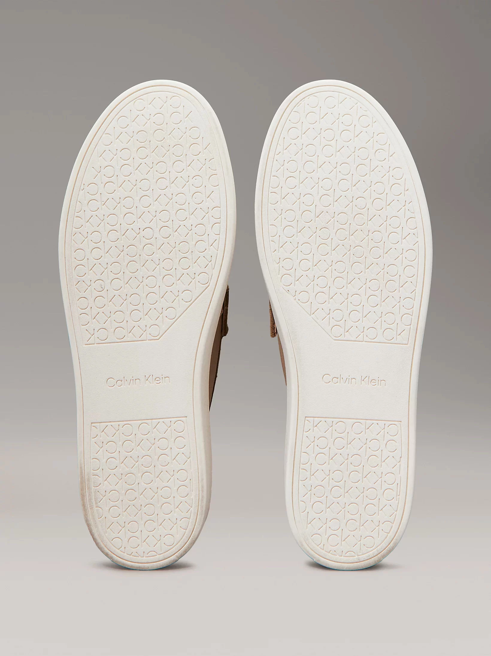 Calvin Klein Erkek   Bej  Deri Loafer