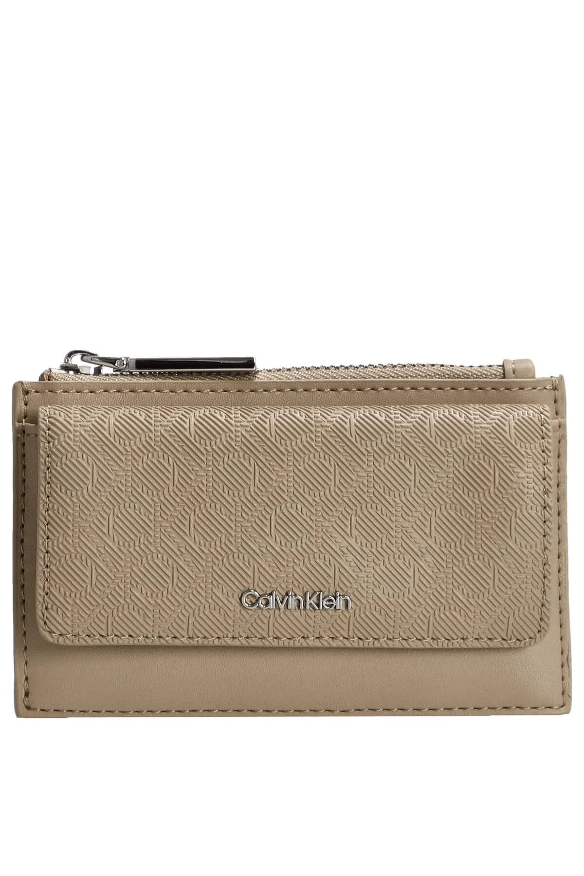 CK MUST ZIP FLAP CARDHOLDER_MONO