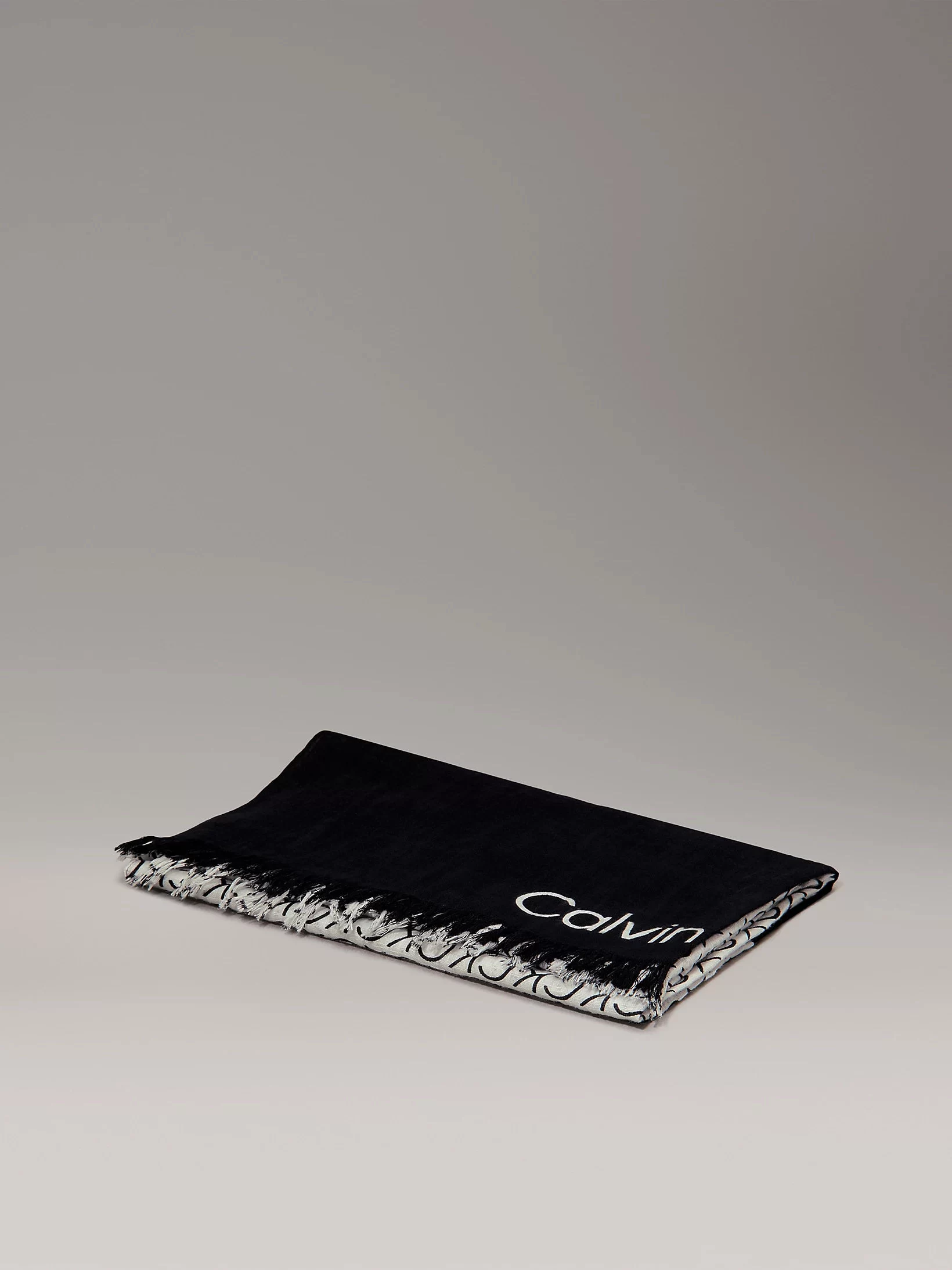MONOGRAM COTTON GAUZE STOLE